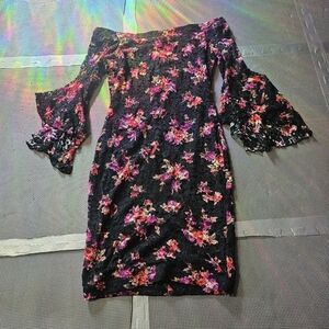 Venus Lace Floral Dress